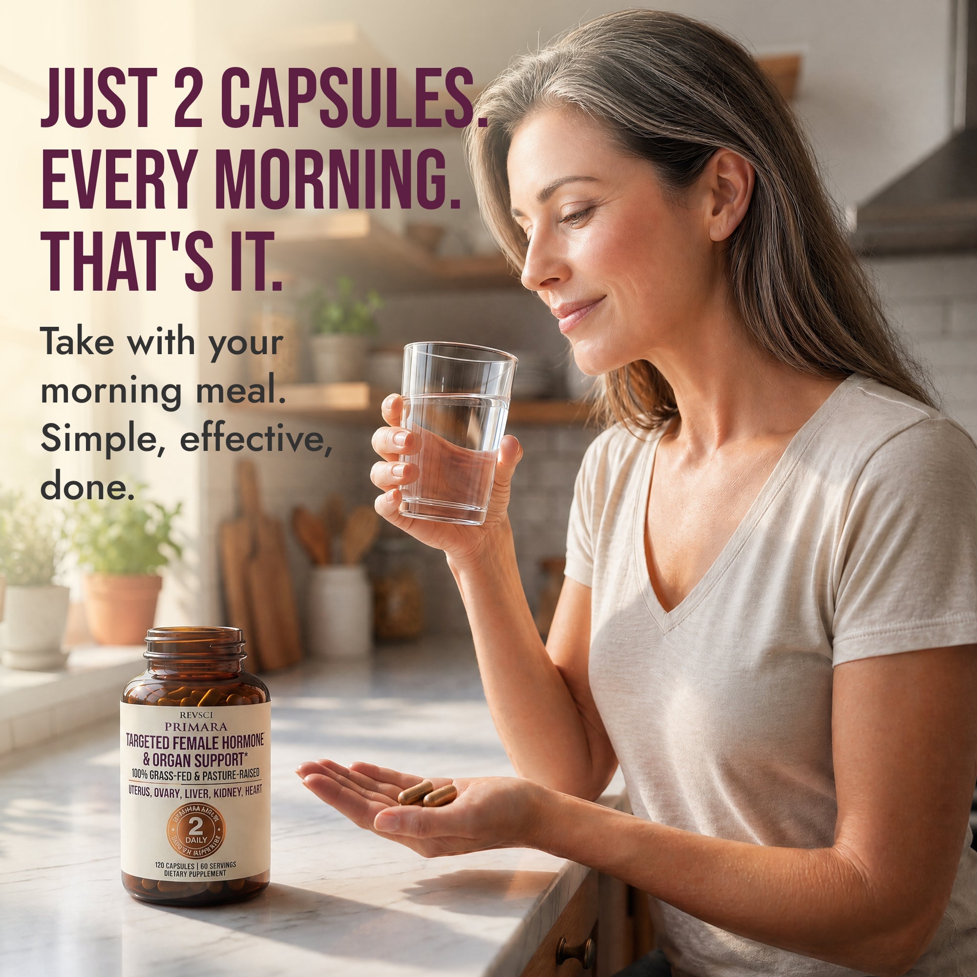 PRIMARA Just 2 Capsules Every Morning - Simple Wellness Routine