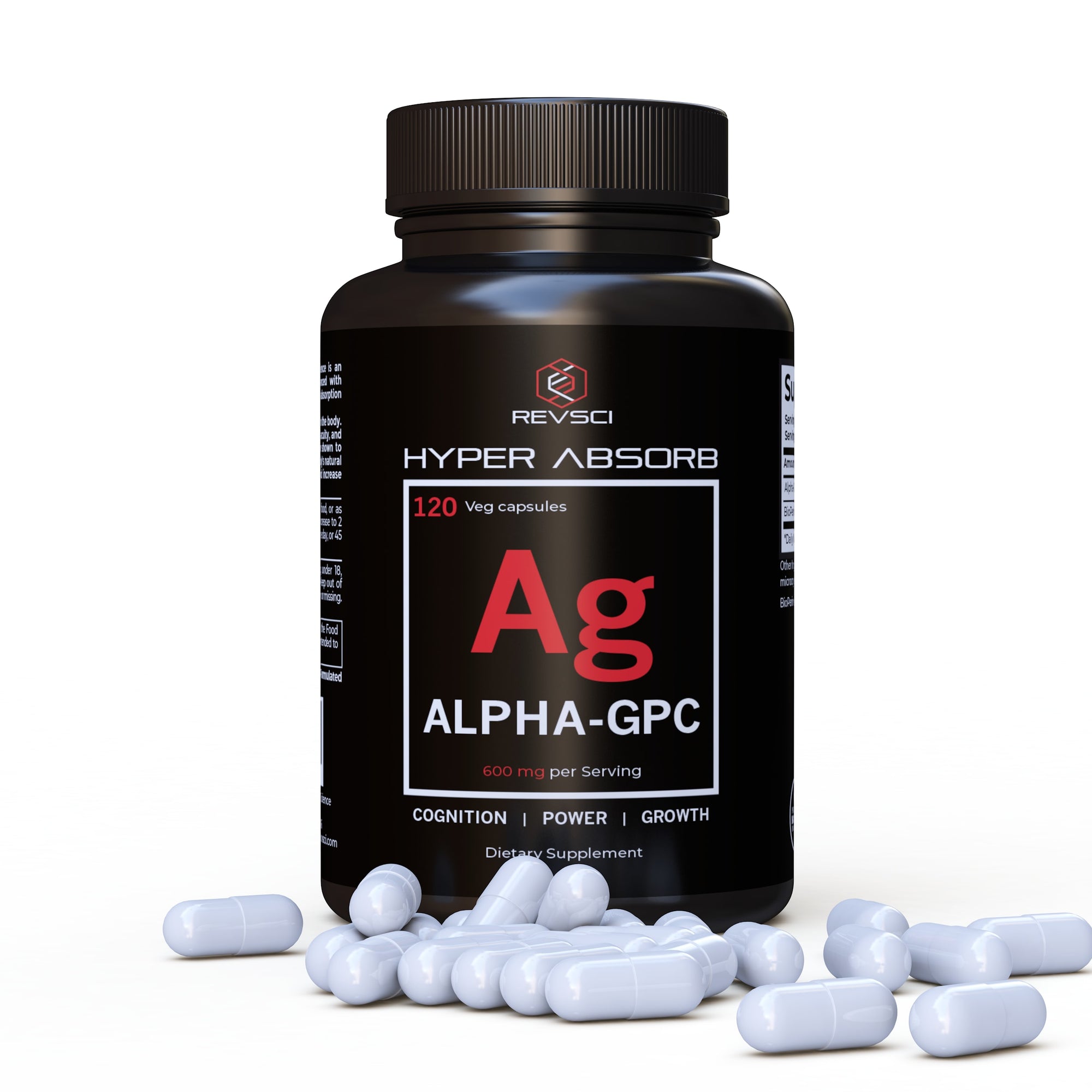 Hyper Absorb Alpha GPC, Brain Nootropic & Choline Supplement
