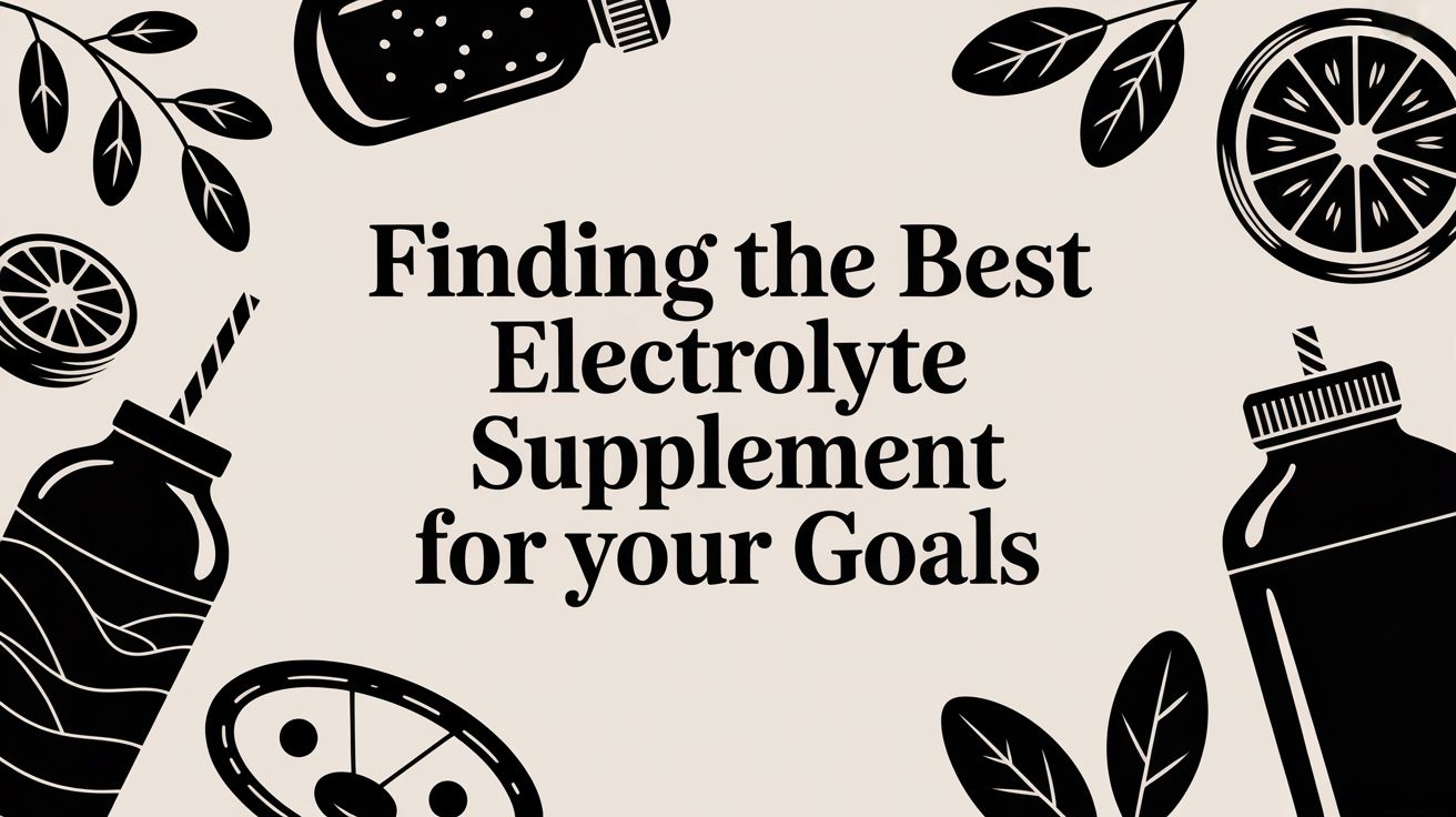 Finding the Best Electrolyte Supplement for Your Goals