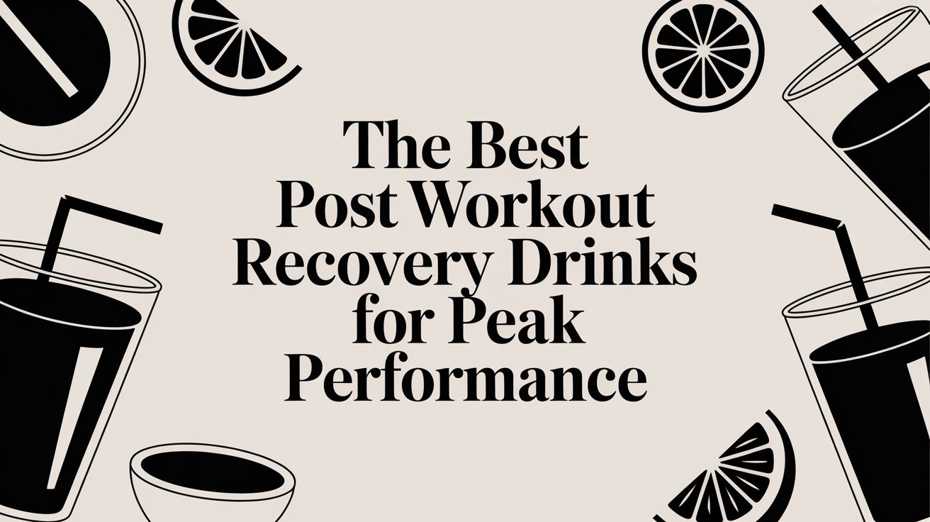 The Best Post Workout Recovery Drinks for Peak Performance