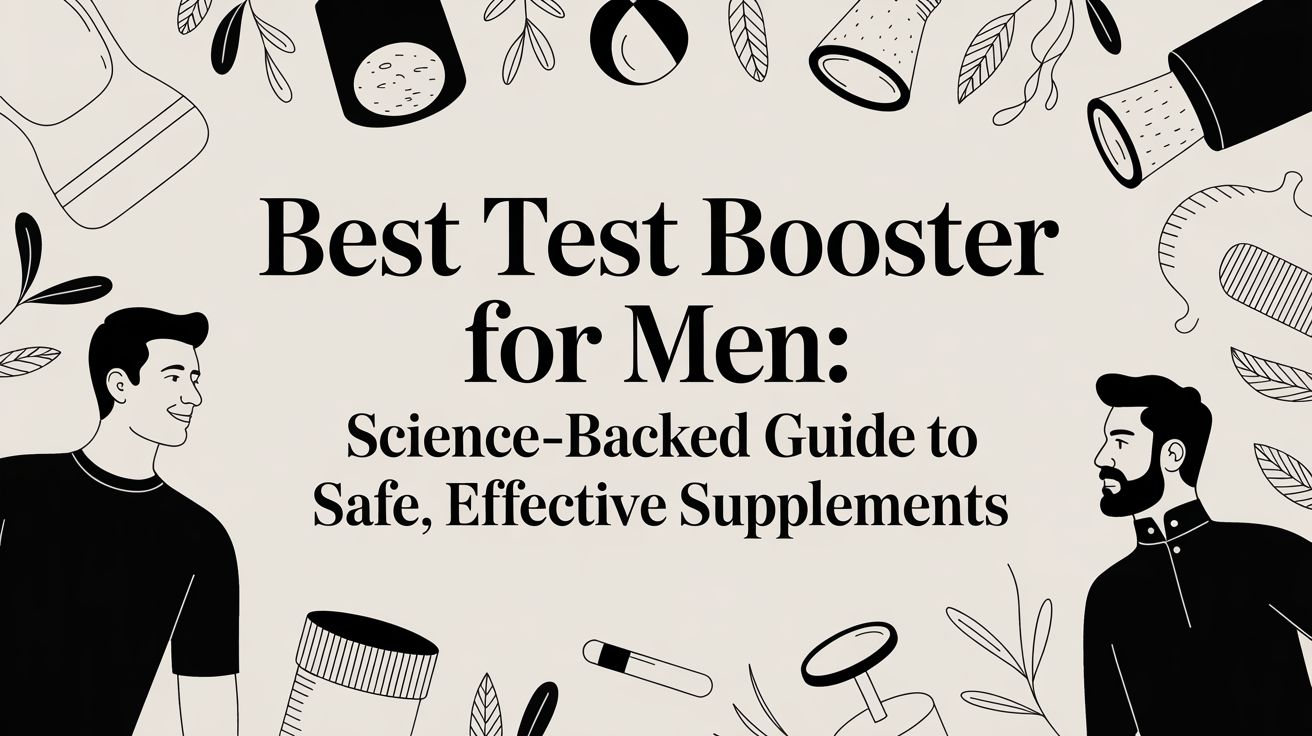 Best Test Booster for Men: Science-Backed Guide to Safe, Effective Supplements