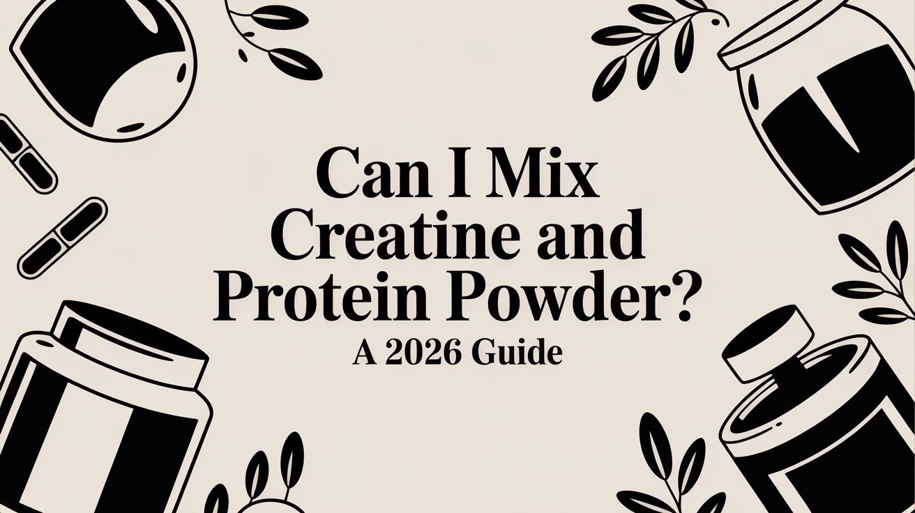 Can I Mix Creatine and Protein Powder? A 2026 Guide
