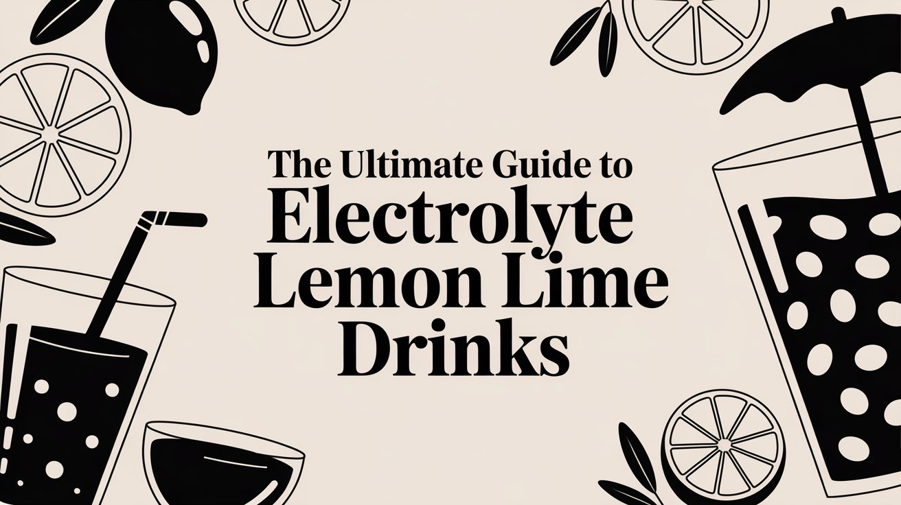 The Ultimate Guide to Electrolyte Lemon Lime Drinks