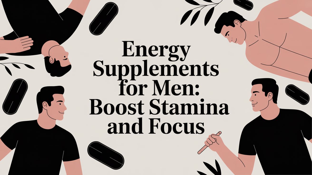 Energy supplements for men: Boost stamina and focus