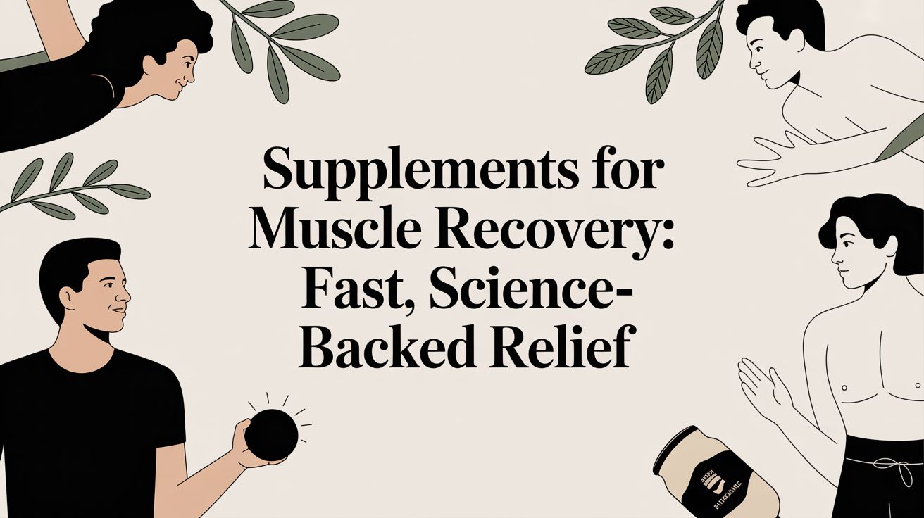 Supplements for Muscle Recovery: Fast, Science-Backed Relief