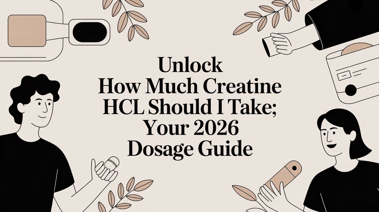 Unlock how much creatine hcl should i take: Your 2026 dosage guide