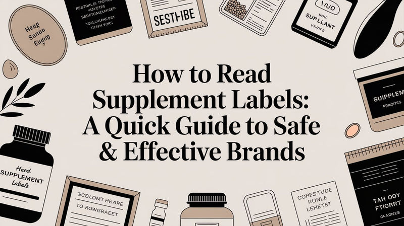 How to Read Supplement Labels: A Quick Guide to Safe & Effective Brand ...