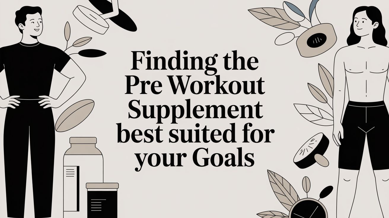 Finding the Pre Workout Supplement Best Suited for Your Goals
