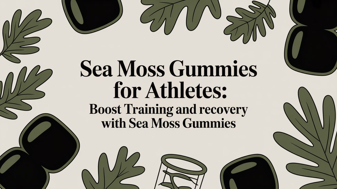 Sea moss gummies for athletes: Boost training and recovery with sea moss gummies