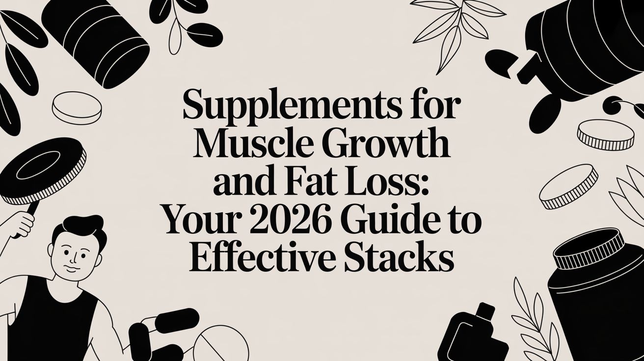 Supplements for Muscle Growth and Fat Loss: Your 2026 Guide to Effective Stacks