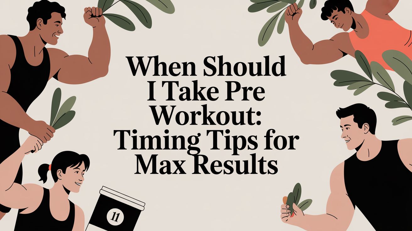 When should i take pre workout: Timing tips for max results