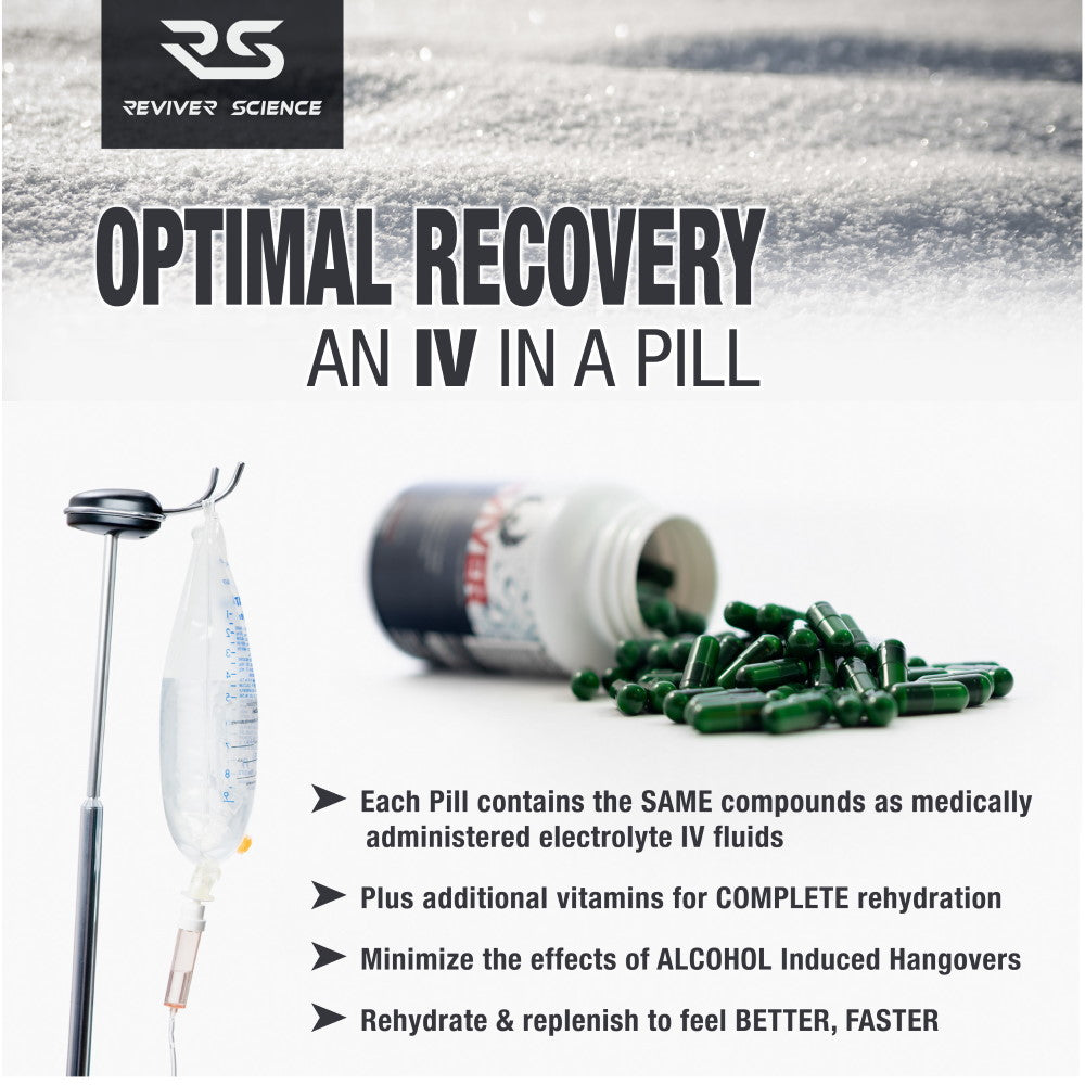 Reviver Science Electrolyte Capsules are an IV in a pill form.