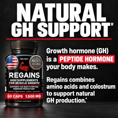 Regains capsule gallery image 5: peptide hormone support