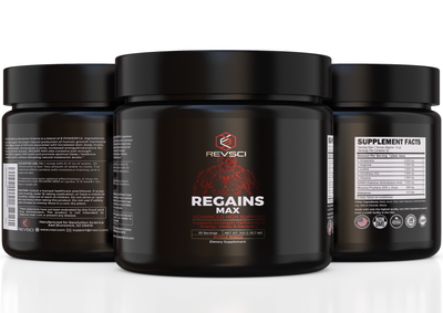 REGAINS MAX - Natural Human Growth Hormone HGH Support Supplement Powder