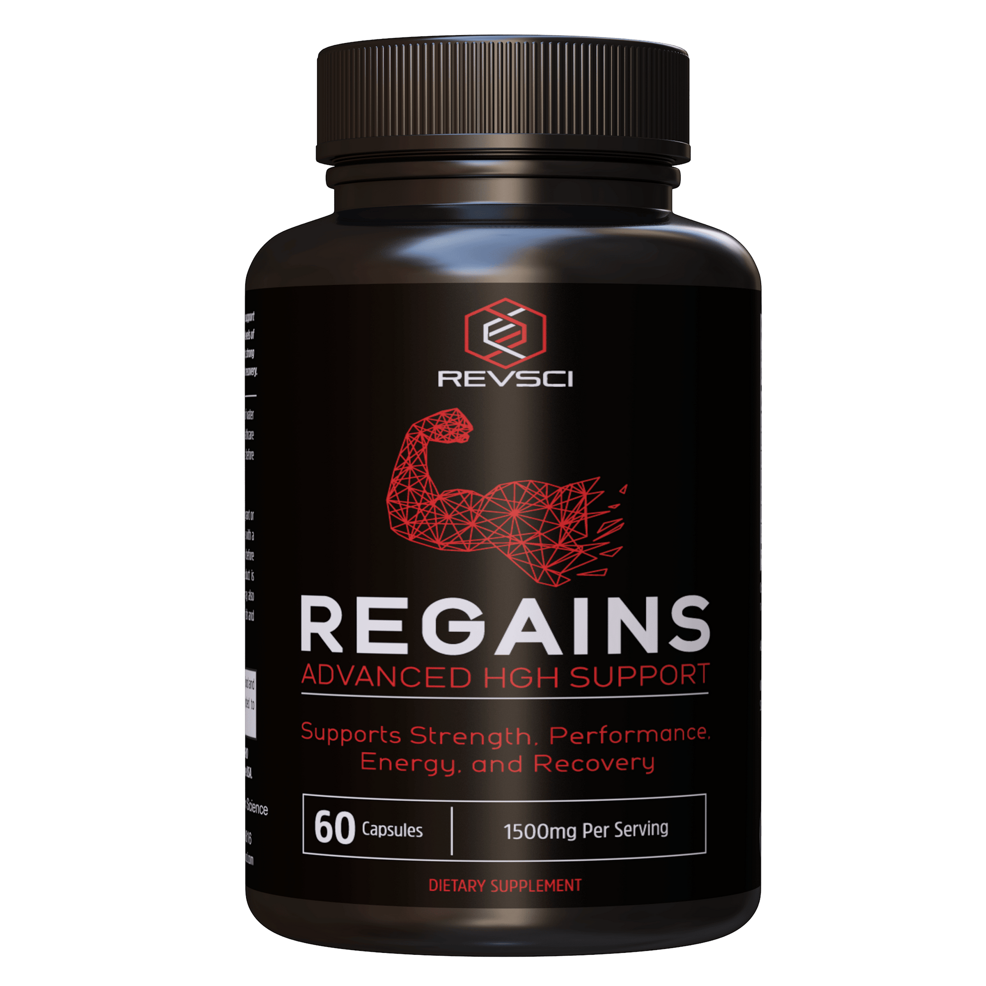 REGAINS Natural Human Growth Hormone HGH Support Supplement Capsules ...