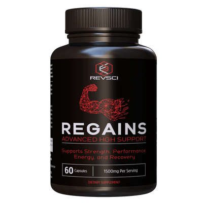 REGAINS Natural Human Growth Hormone HGH Support Supplement Capsules